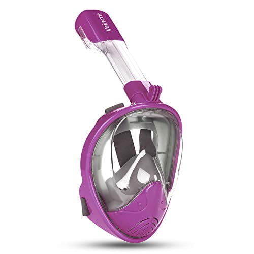 Mascara Buceosnorkel Fullface Con Soporte De Gopro Rosado L Mascara Buceosnorkel Fullface Con Soporte De Gopro Rosado L